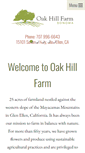 Mobile Screenshot of oakhillfarm.net